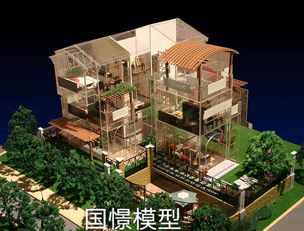 天全县建筑模型